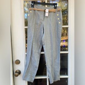 Loft Linen pants🩵 size 6